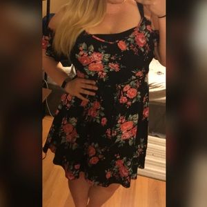 💜Plus size Floral A line dress💜